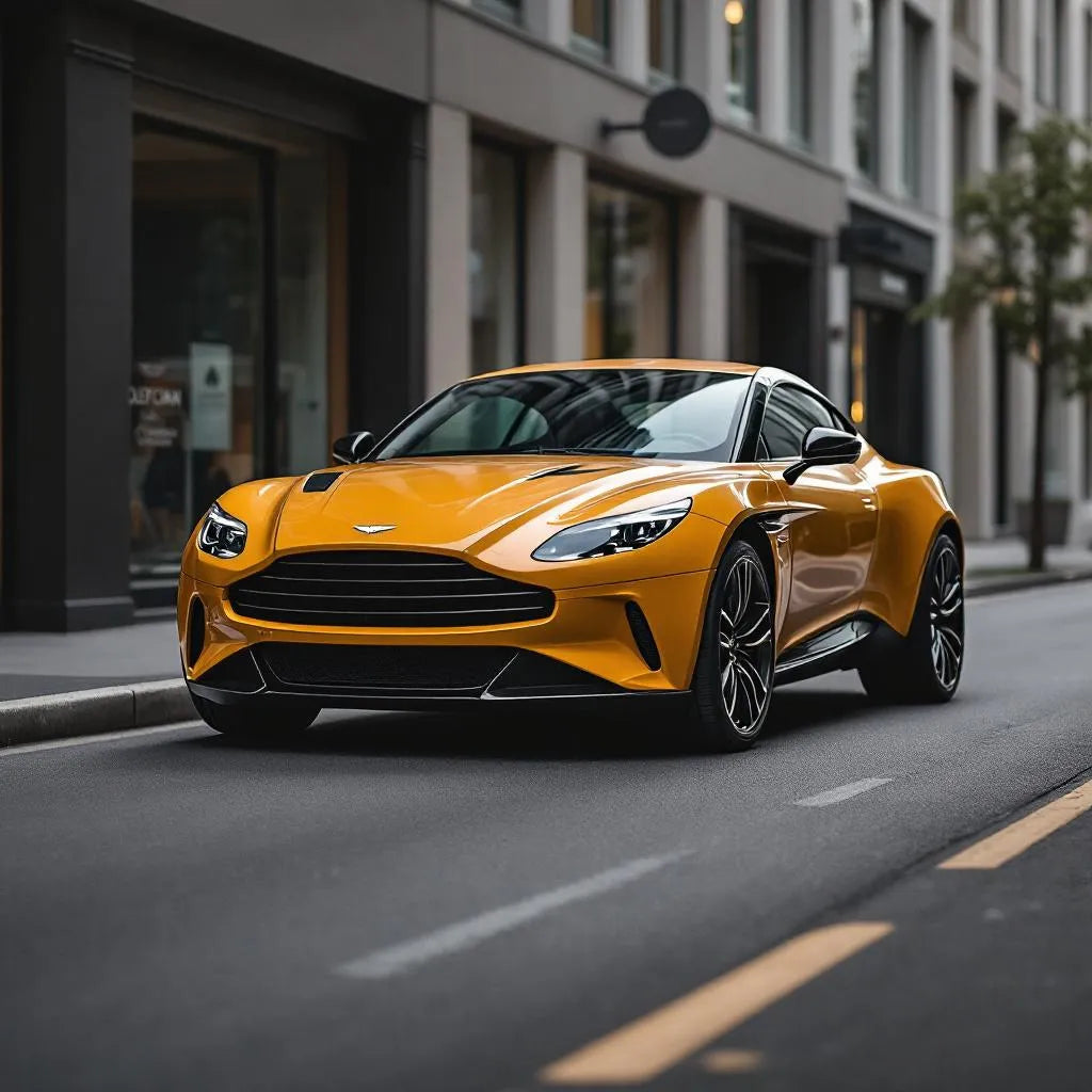 Aston Martin Cygnet garée en ville