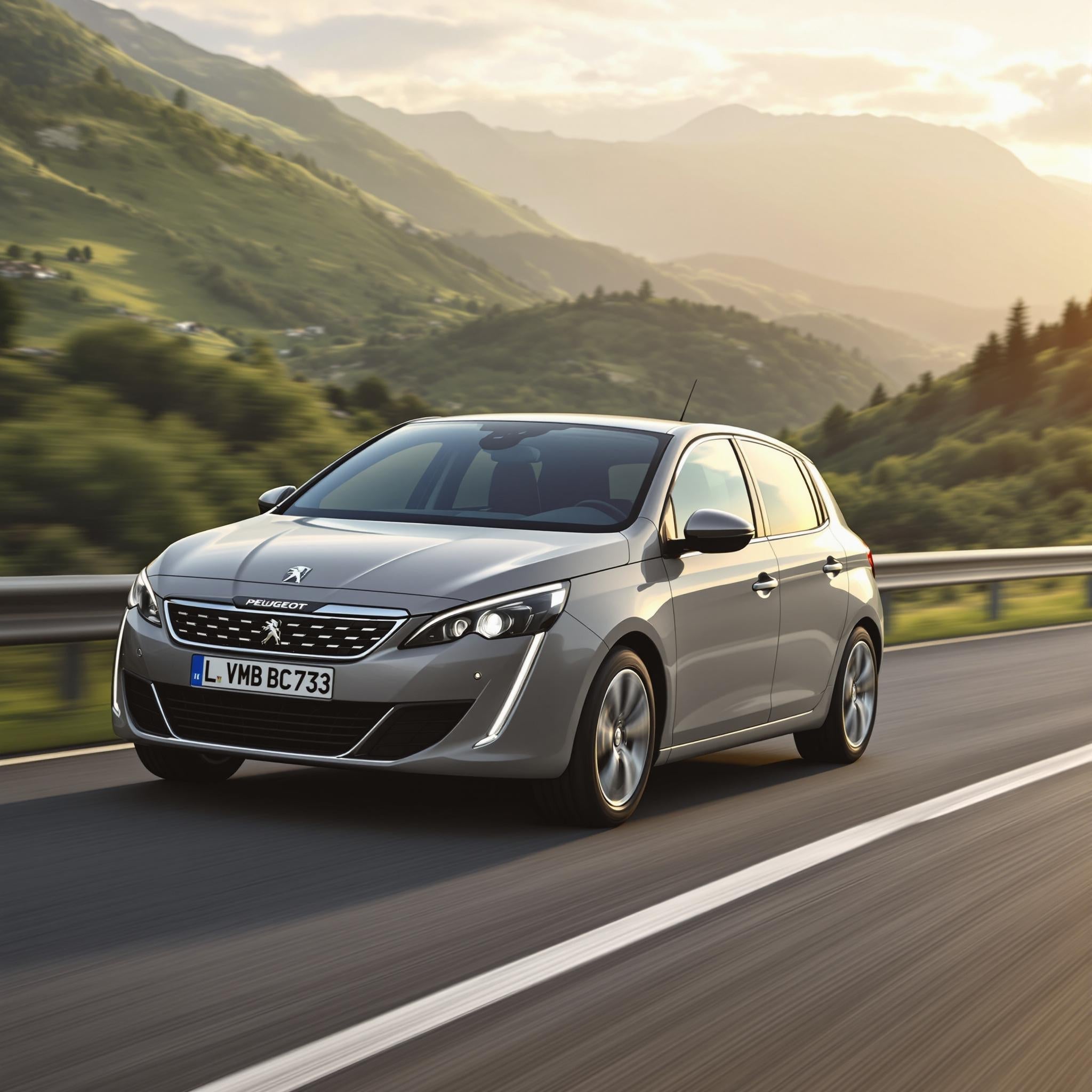 Peugeot 308 III Diesel en mouvement