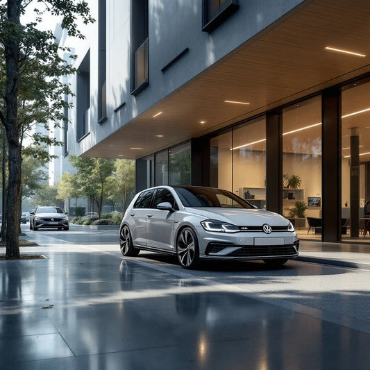 Volskwagen Golf VI dans une ville