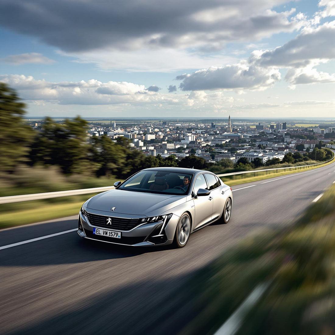 Peugeot 508 I sur route
