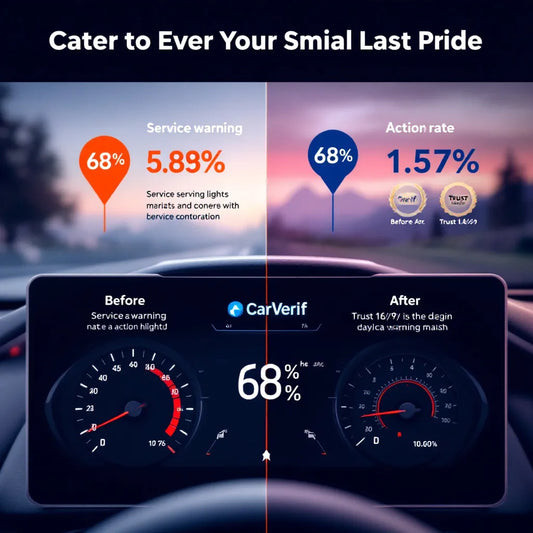Que signifie le voyant Service maintenance infographie CarVerif 2024 5 étapes rapides
