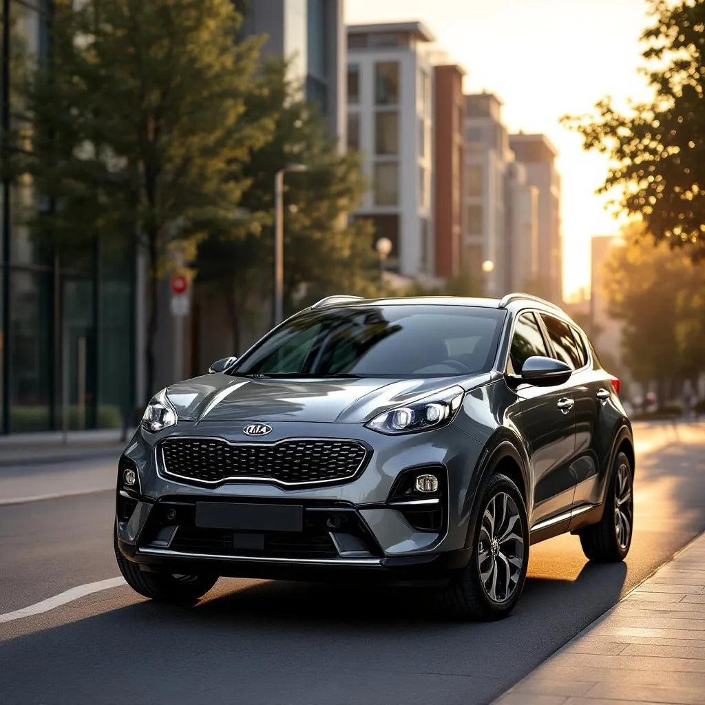 Kia Sportage IV Essence 1.6 GDI 132 gris métallisé