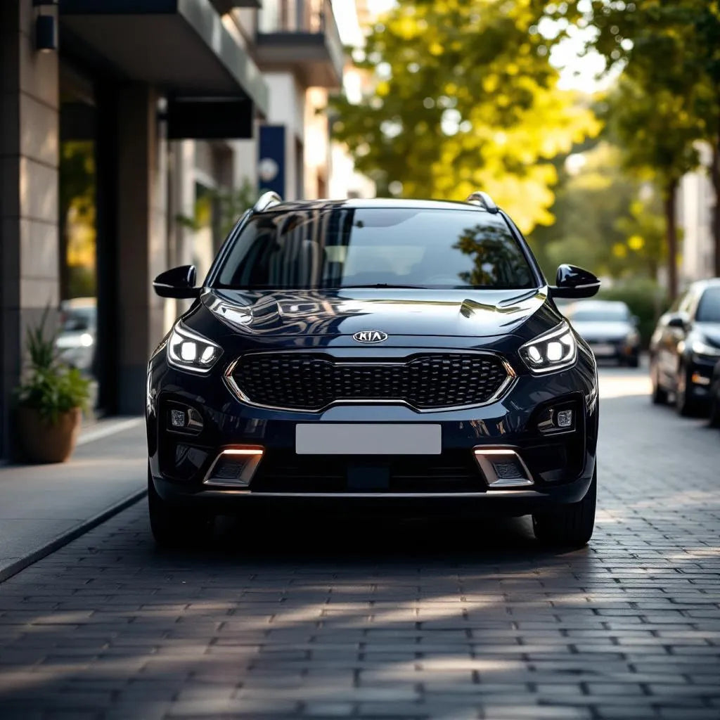 Kia Venga Diesel 1.4 CRDi 90ch vue trois quarts avant