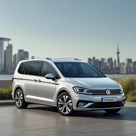 Volkswagen Touran II parked in city