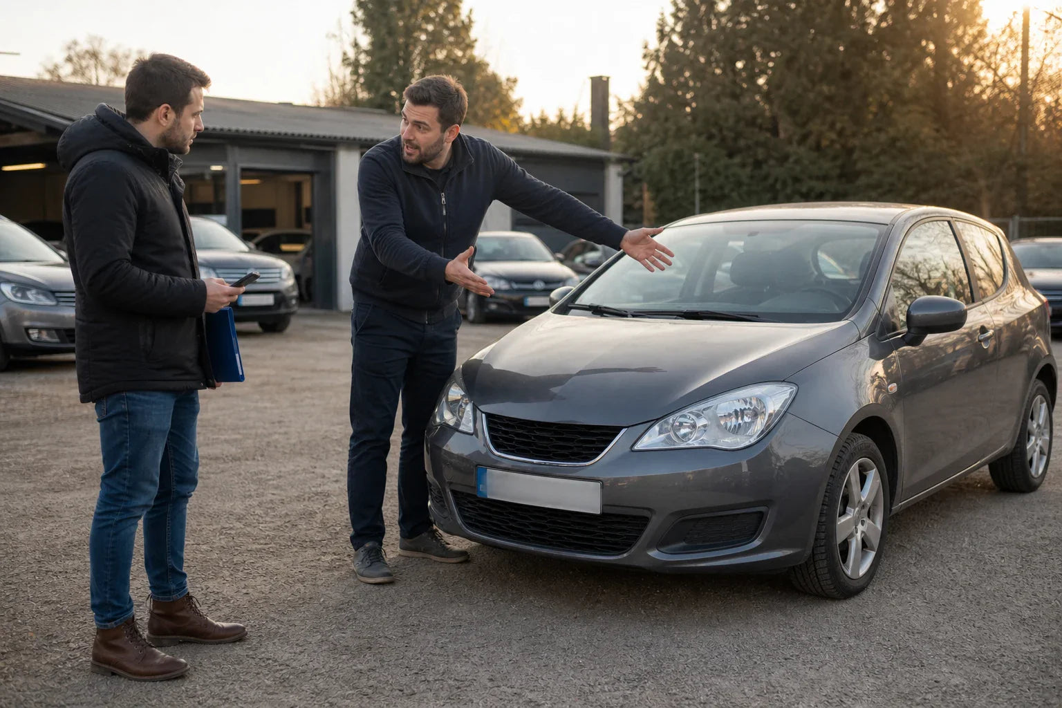 vendeur pressant voiture occasion