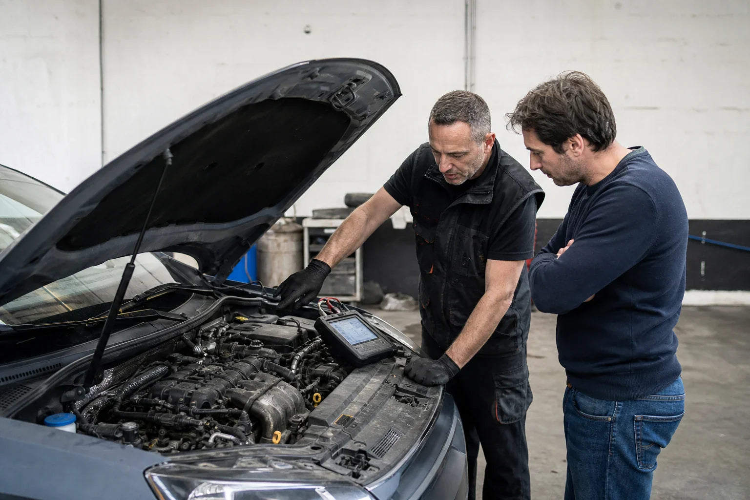 moteur diesel claque à froid