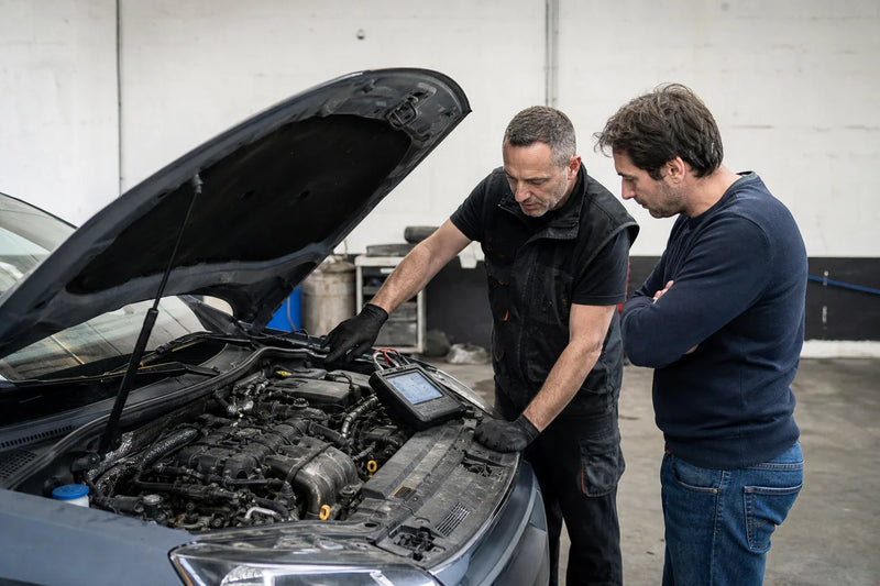 moteur diesel claque à froid