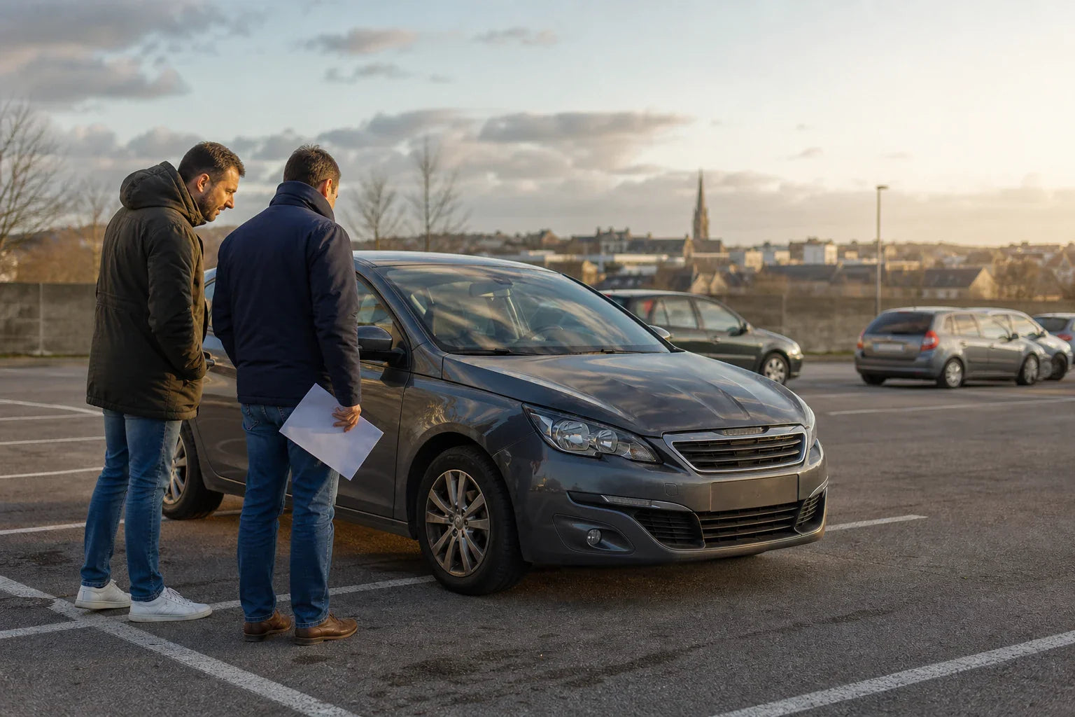 rendez-vous parking voiture occasion