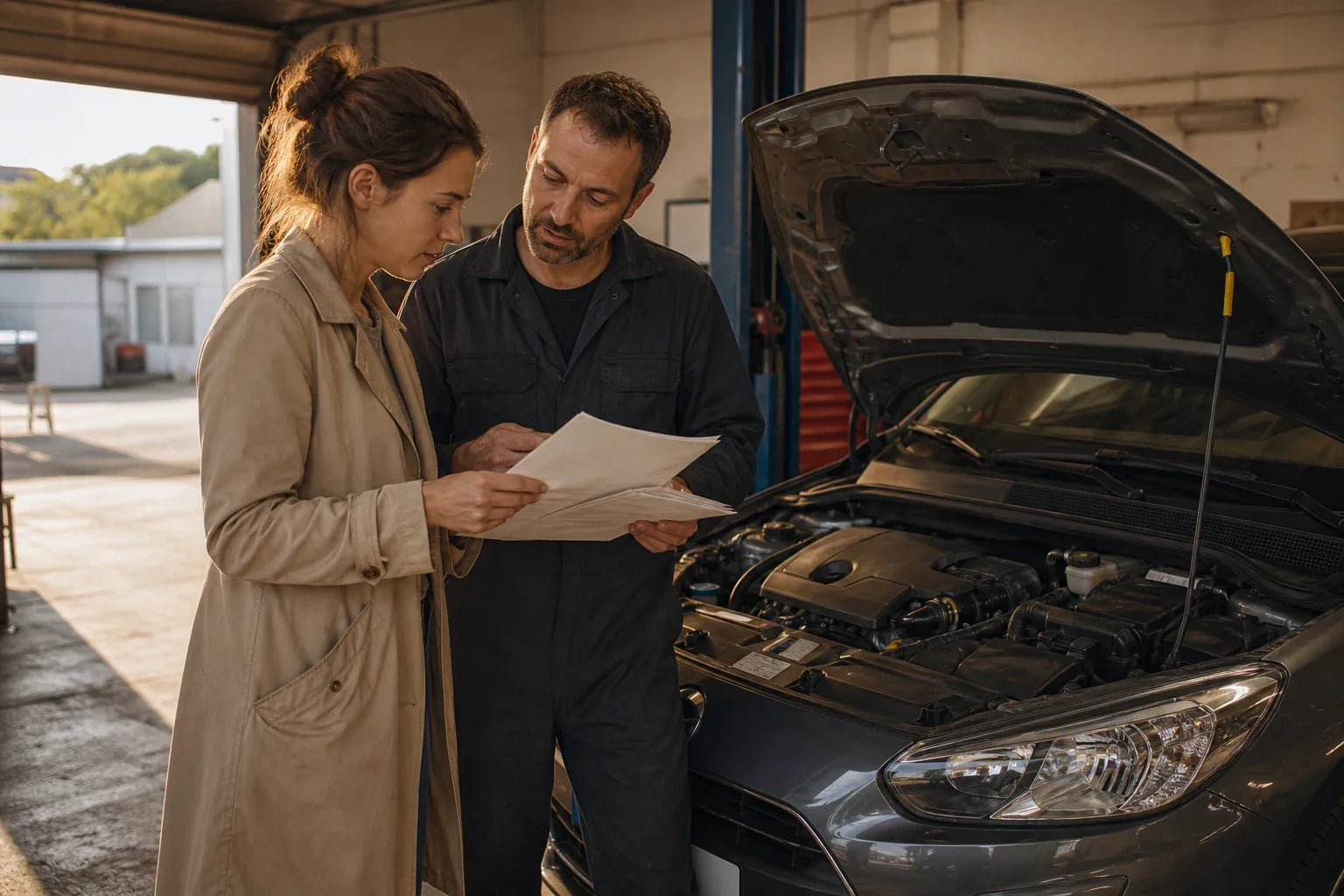 vérifier entretien voiture sans carnet