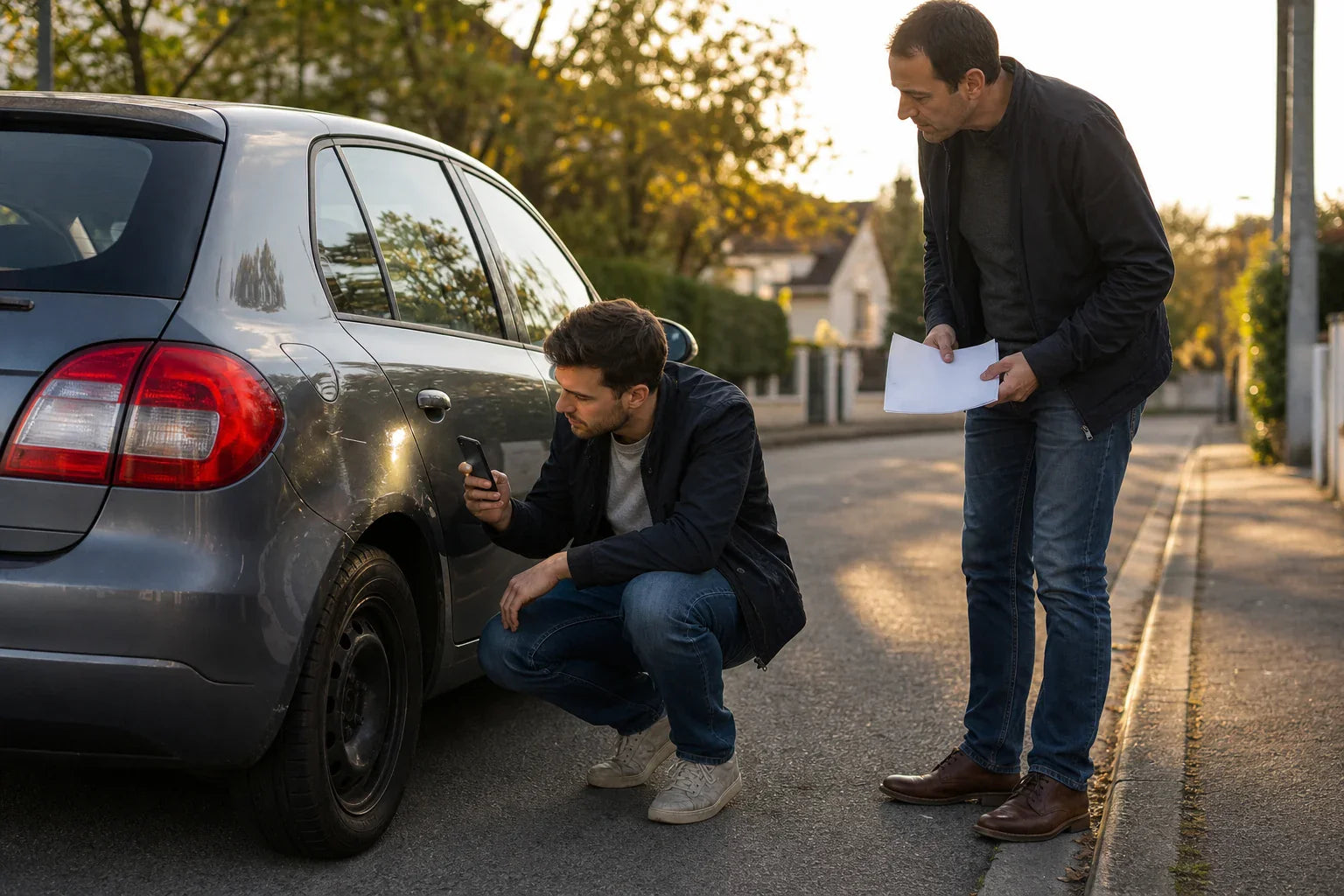 voiture accidentée