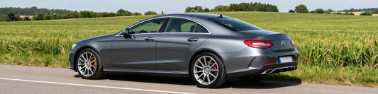 Vue avant de la Mercedes-Benz CLS 320 CDI Diesel