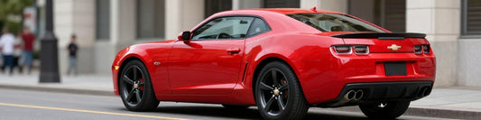 Chevrolet Camaro V SS 2013 rouge, 3/4 avant