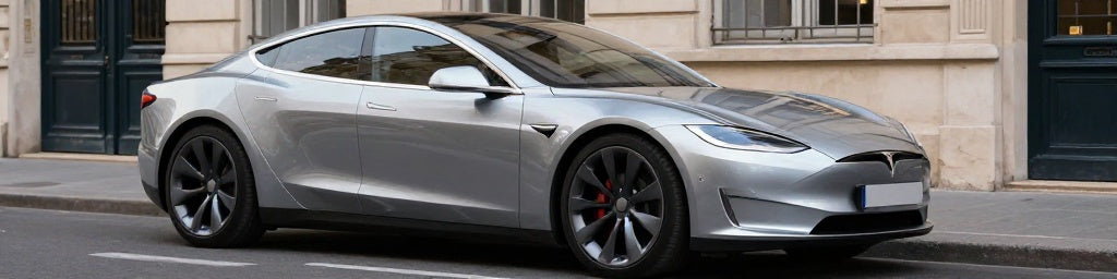 Tesla Roadster 2008, vue trois-quarts avant